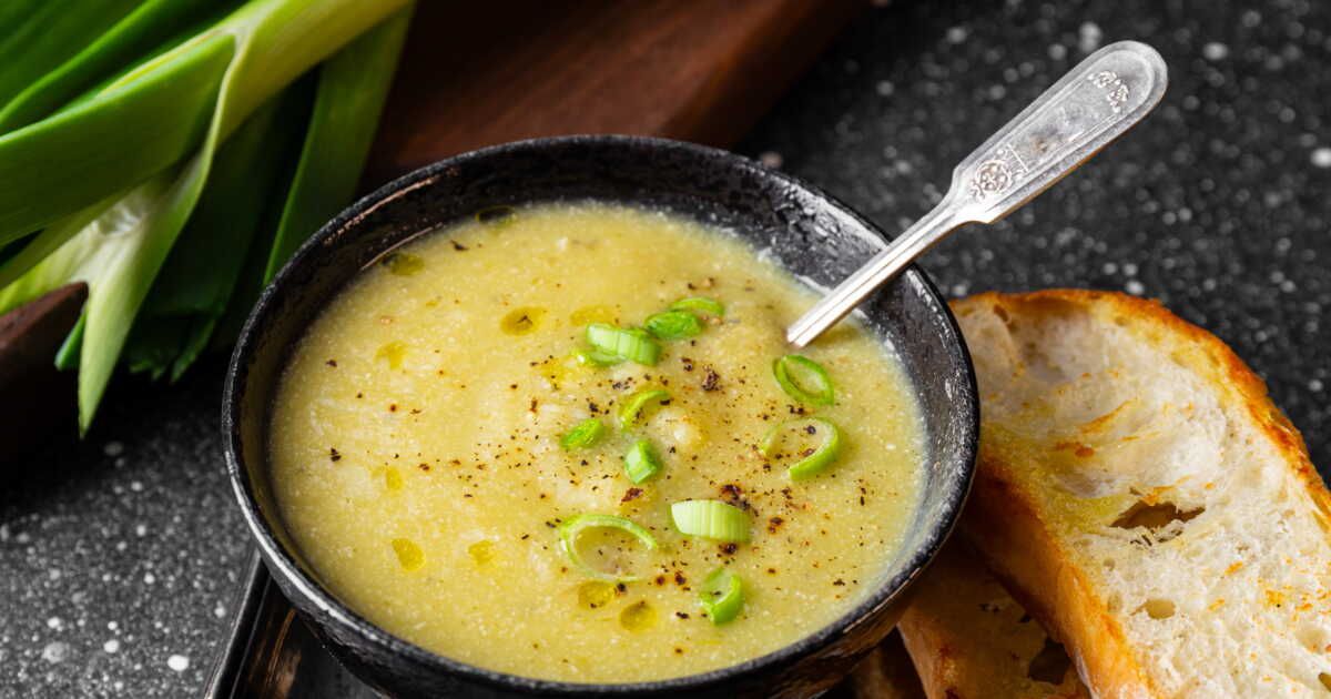 La soupe de poireaux et pommes de terre de Bernard Loiseau