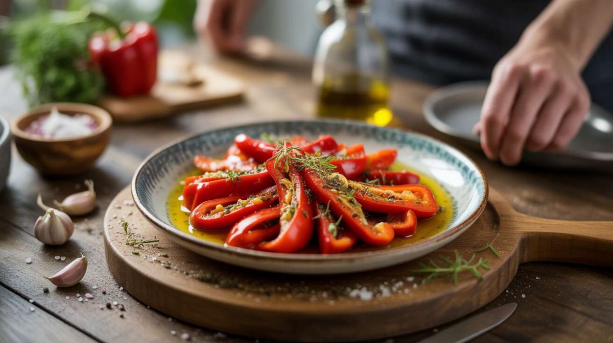 L'art des poivrons marinés : un délice à découvrir au four