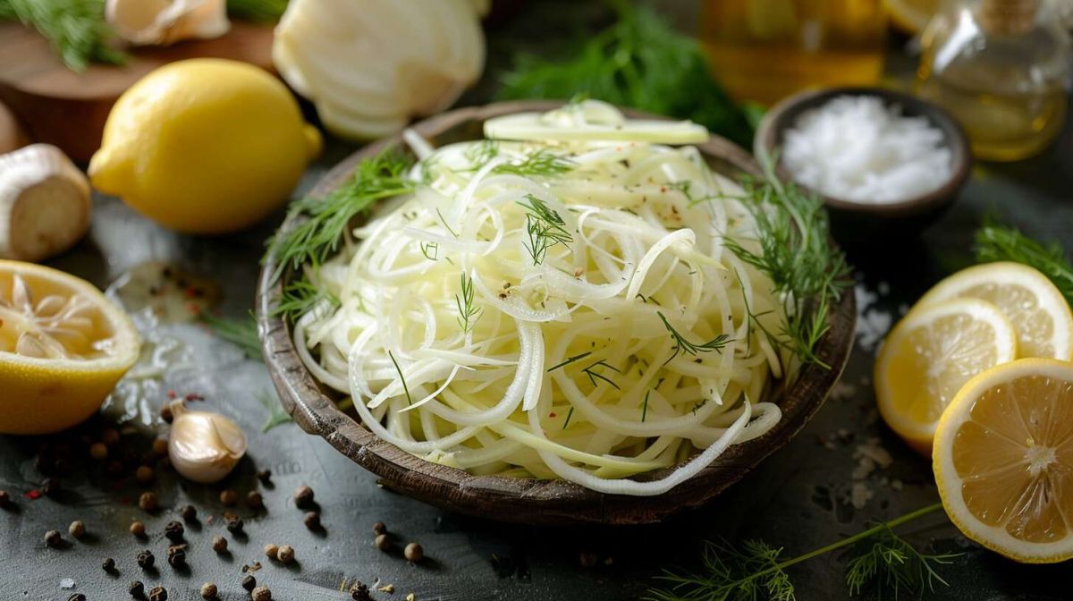 Savourez la légèreté d'une salade de fenouil cru