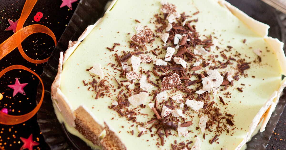Un délice sucré : le gâteau meringué à la menthe