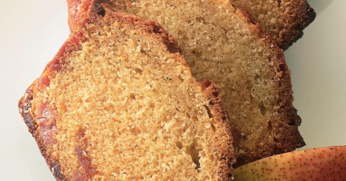 Le goûter de la semaine : le cake aux poires caramélisées de Joël Robuchon