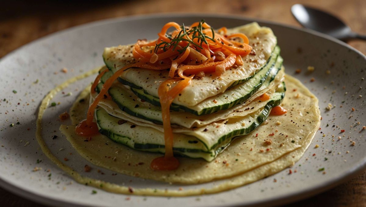 Crêpes salées aux légumes : une recette simple et savoureuse