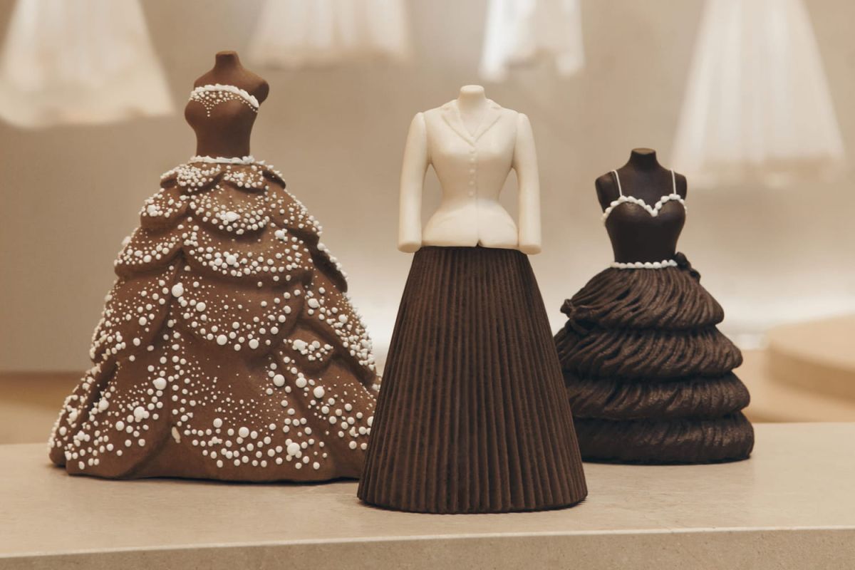 Les robes Dior en chocolat : une tentation haute couture à Paris