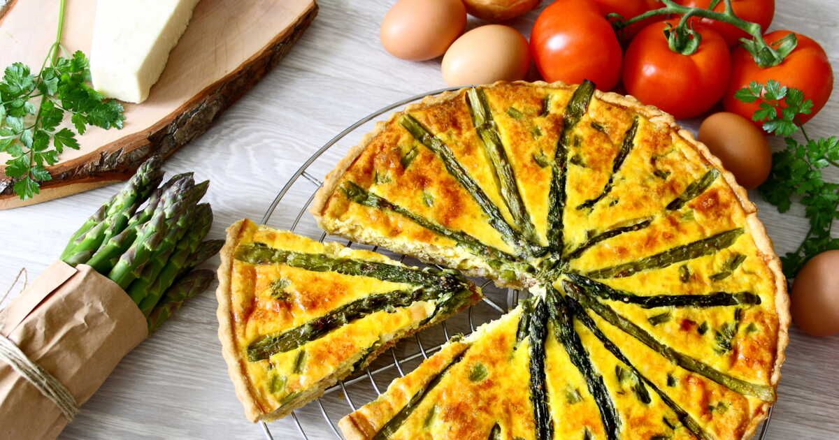 Découvrez la tarte fine aux asperges de Laurent Mariotte : simplicité et saveurs