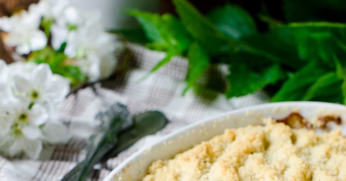 La recette estivale du crumble salé aux épinards et feta par Cyril Lignac