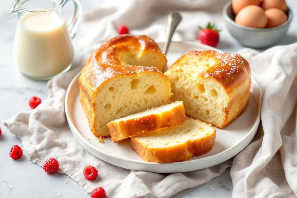 Brioche légère au lait ribot : recette simple et délicieuse pour un goûter parfait