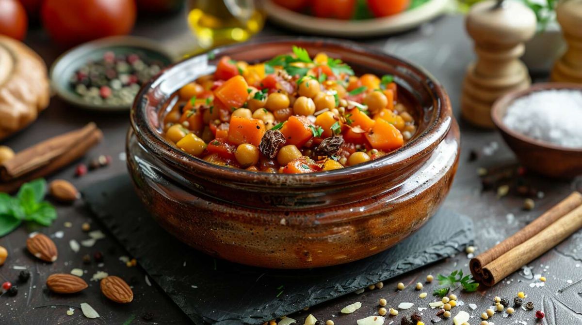 Plongez dans un tajine végétarien aux mille saveurs marocaines
