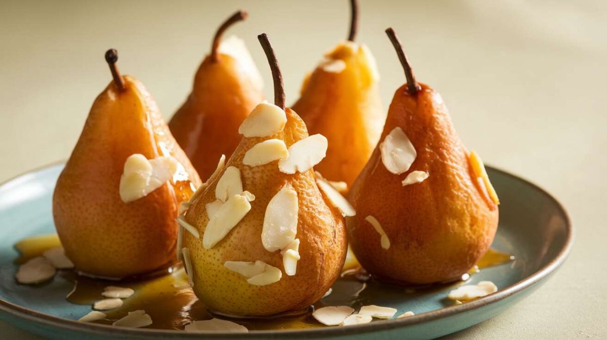Dégustez des poires rôties à la vanille et cannelle pour un dessert léger et savoureux