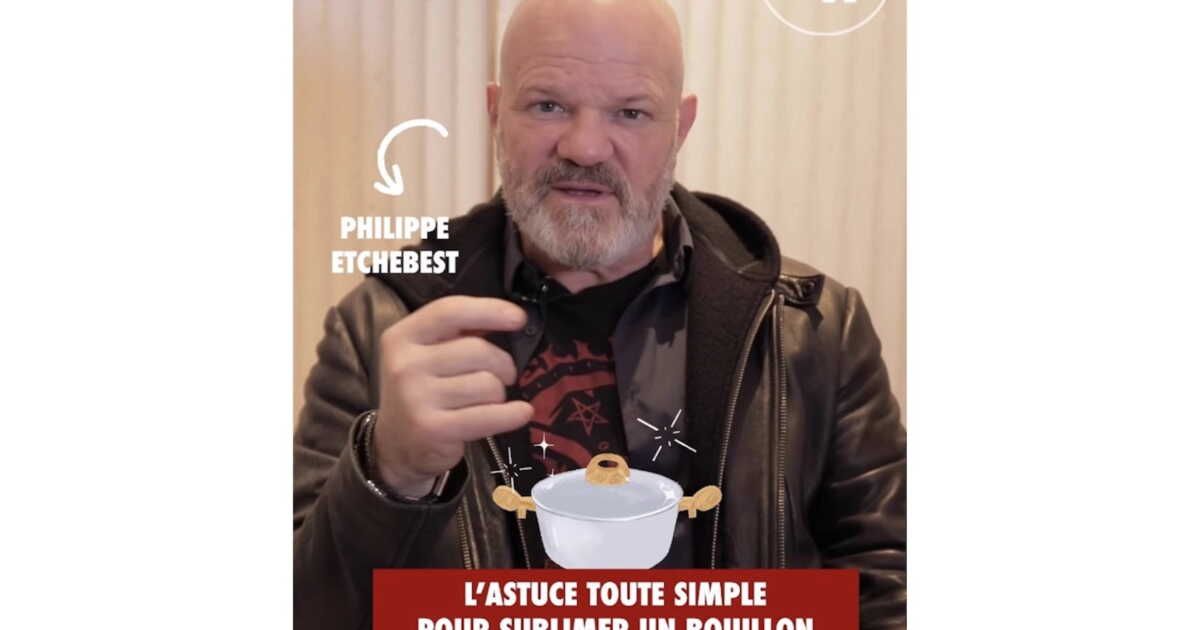 Philippe Etchebest dévoile son secret pour un bouillon exceptionnel
