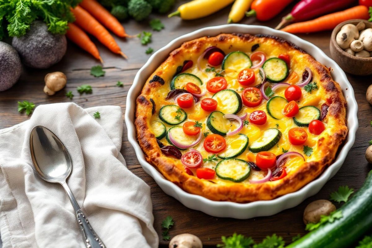 Un clafoutis aux légumes qui réinvente vos dîners d'été