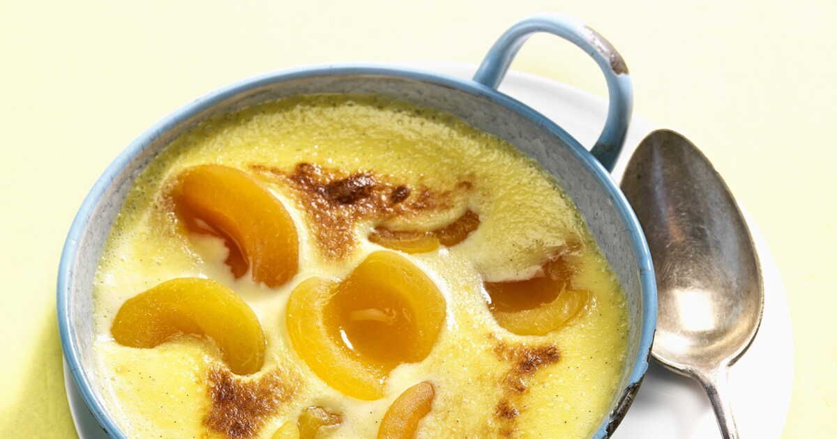 Le sabayon gratiné aux abricots : une douceur italienne irrésistible