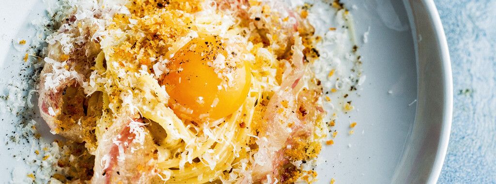 Recette : carbonara au guanciale et Grana Padano