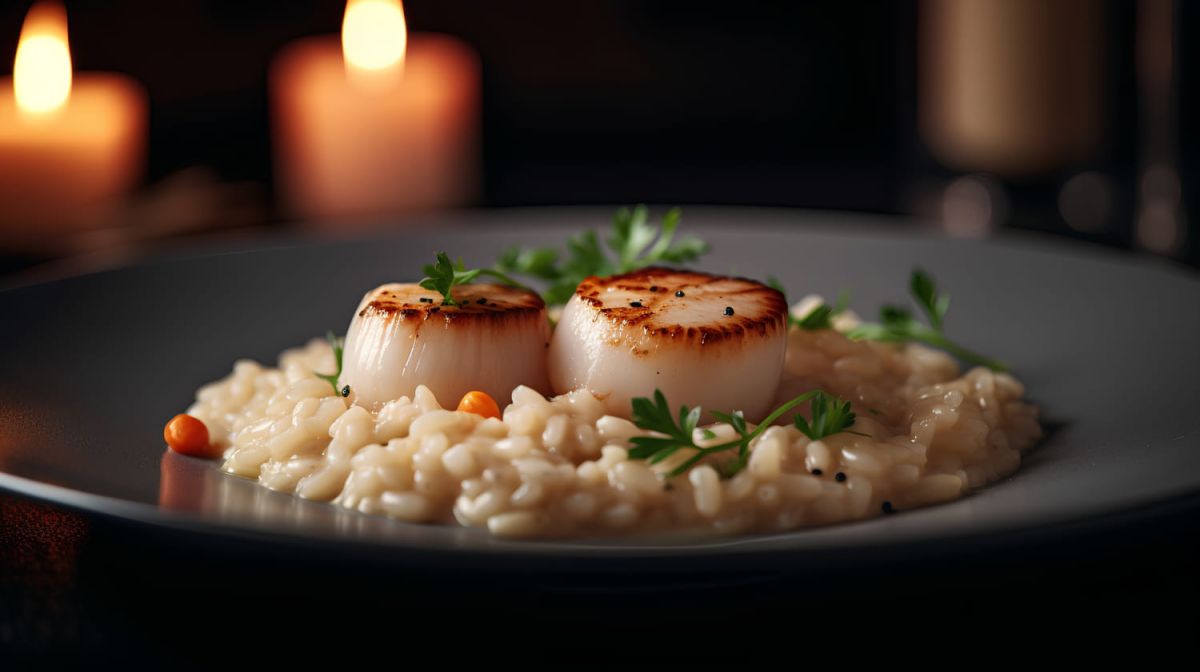 Un risotto aux noix de Saint-Jacques pour un Noël inoubliable
