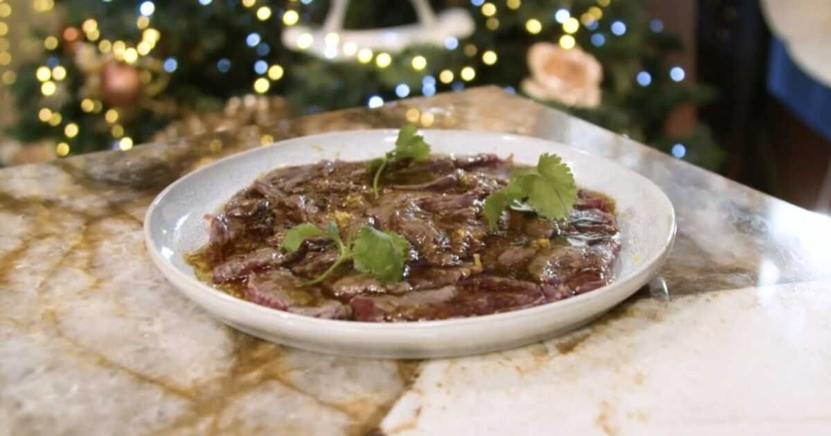 la recette inédite du bœuf mariné par cyril lignac