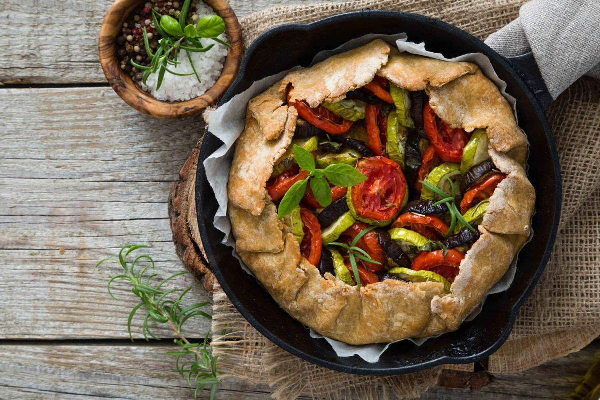 Craquez pour la tarte croustillante aux légumes de Cyril Lignac