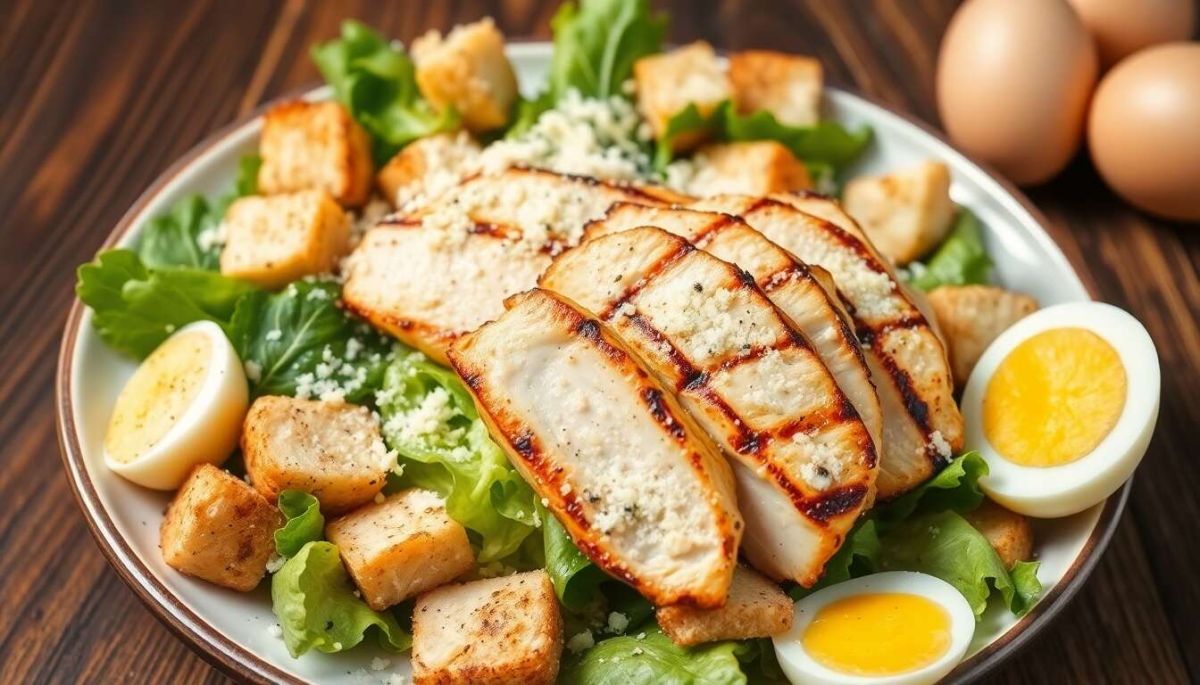 Une salade caesar au poulet pour régaler vos papilles