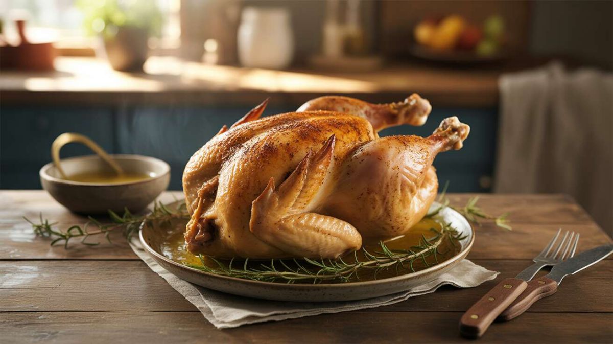 L'astuce pour un poulet rôti juteux même en été