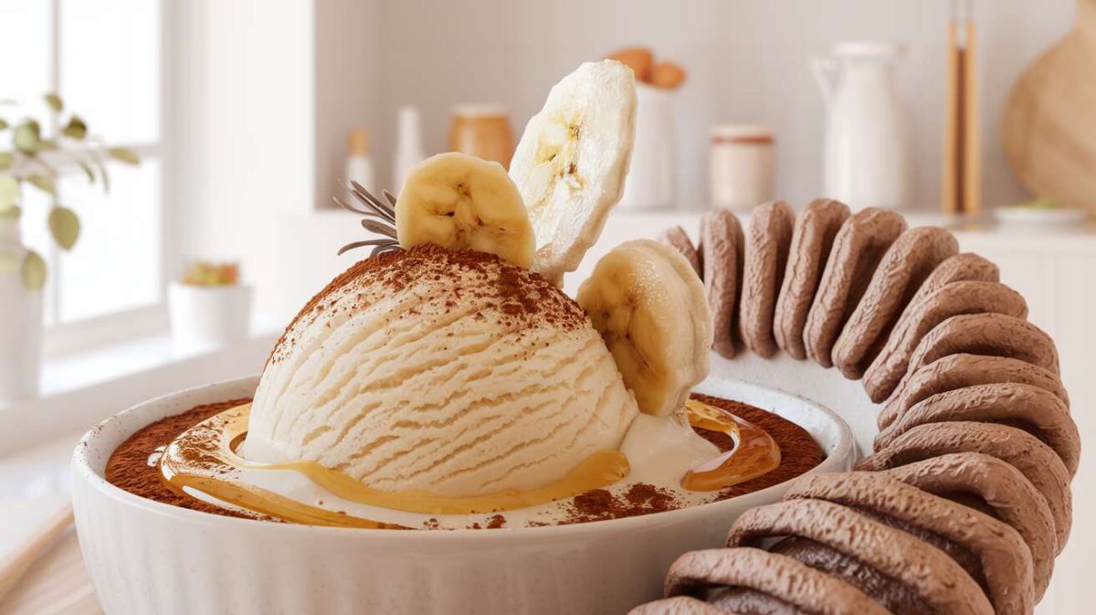 Une glace à la banane en un éclair : plaisir sain à portée de main
