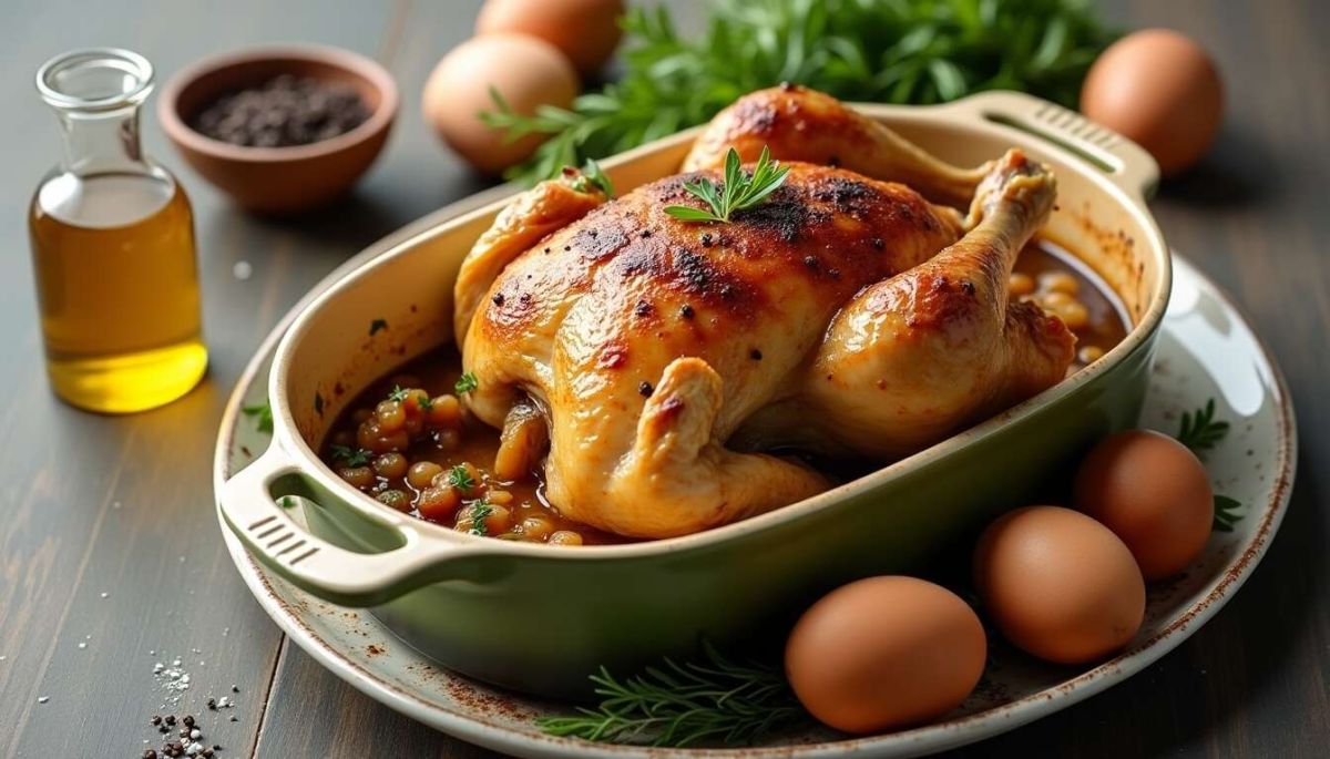 Un poulet rôti en cocotte qui ravira vos convives
