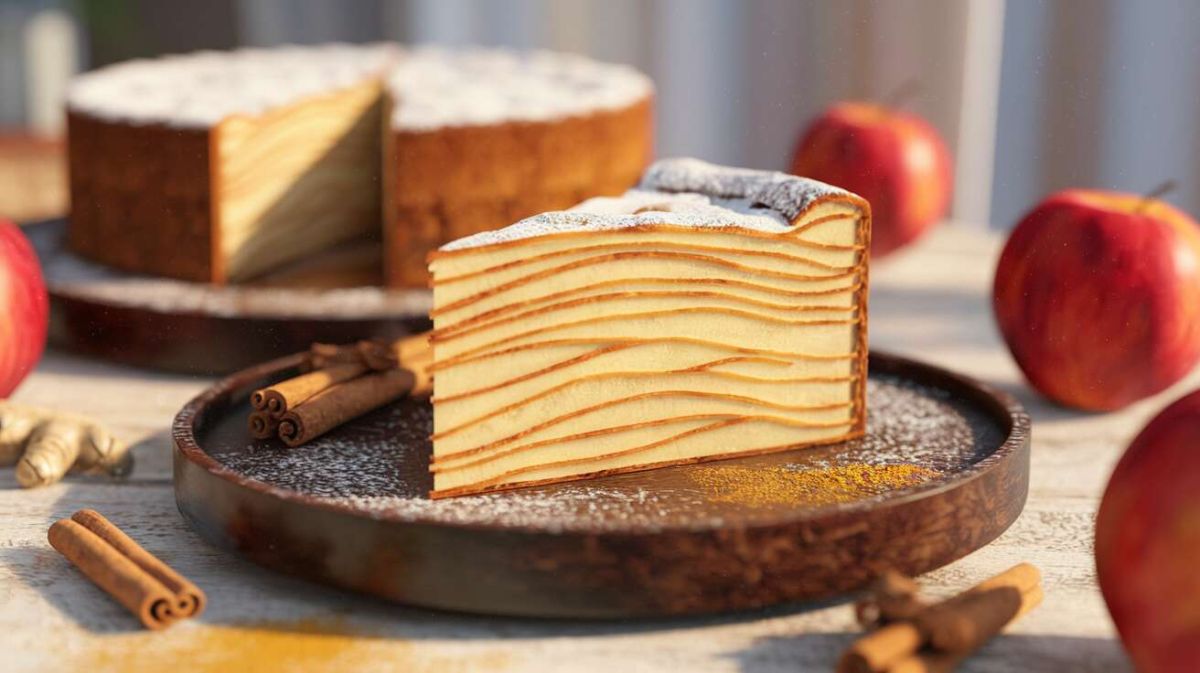 Gâteau invisible aux pommes : un dessert léger et savoureux