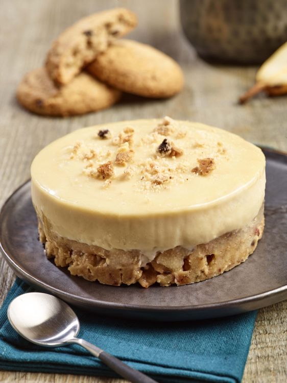 Un cheesecake poire vegan irrésistible à essayer