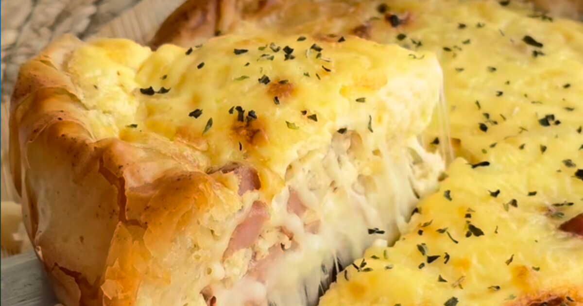 Une quiche légère et croustillante à la pâte filo