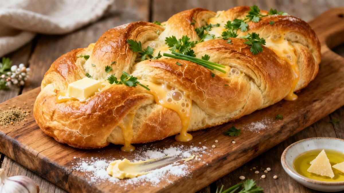 Un babka aux herbes et au fromage pour vos apéritifs festifs