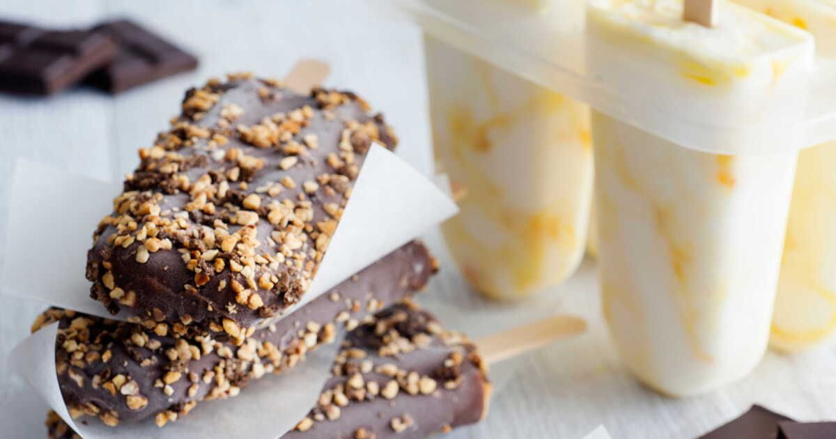 Une douceur irrésistible : esquimaux orange-chocolat noir