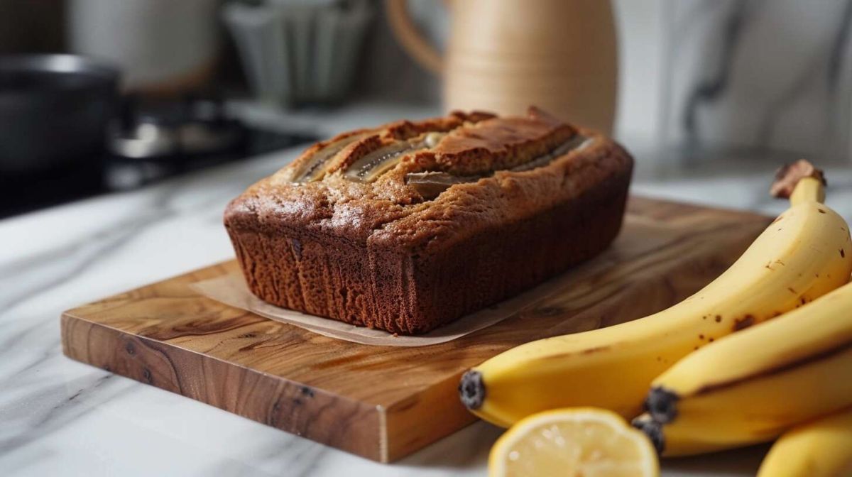 Un banana bread sans œufs : le goût de l'enfance revisité