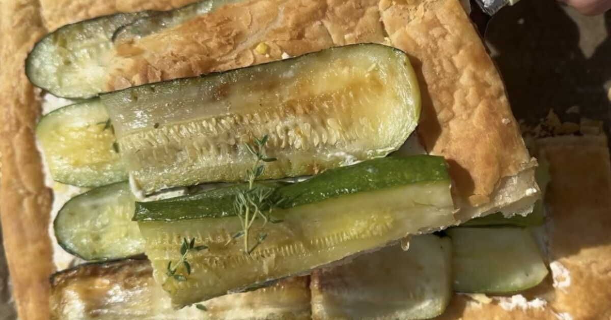 Une tarte ricotta-courgette qui exalte les papilles